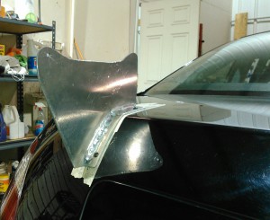 Making sure it fits the decklid